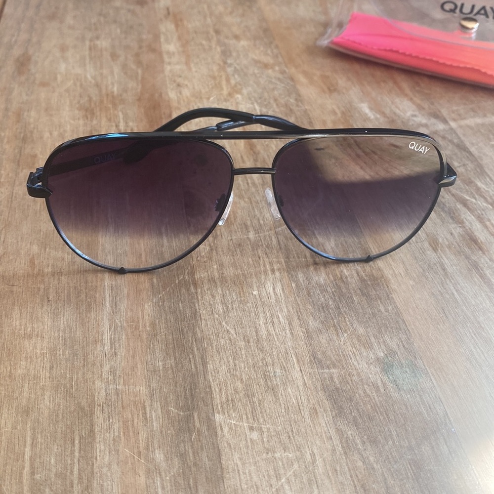 Quay Australia High Key Aviator Sunglasses